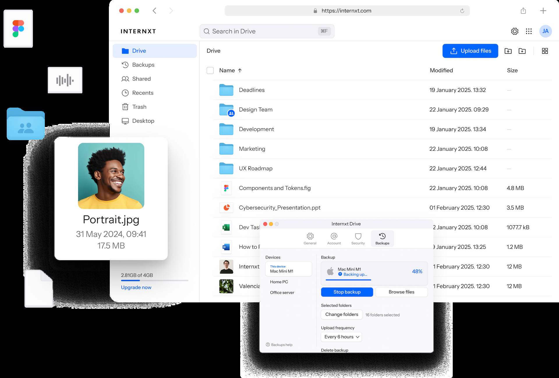 DriveWeb DarkMode image desktop