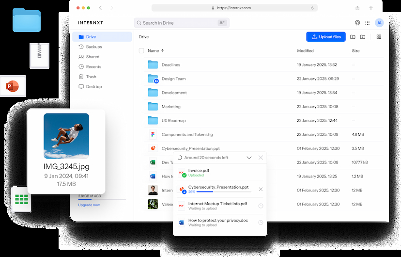 DriveWeb DarkMode image desktop